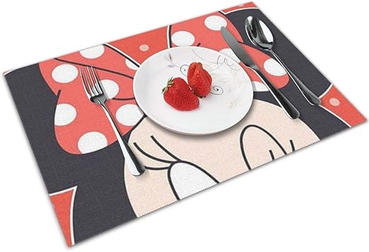 Liuyan Placemats Mickey And Minnie Mouse Non Slip Placemat Washable Dining Table Mats 4pcs Kitchen Table Linens Home Picarogardencuisine Com Liuyan Placemats Mickey And Minnie Mouse Non Slip Placemat Washable Dining Table Mats 4pcs Kitchen Table Linens Home Picarogardencuisine Com