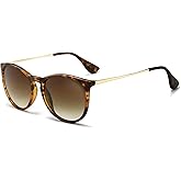 SUNGAIT Premium Vintage Round Sunglasses for Women Men Classic Retro Trendy Style