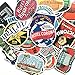Jasion Stickers 55-Pcs PVC Decals of Vintage Travel & Hotel Waterproof Anti-Sunlight DIY Ideals for Water Bottles Motorbikes Cars Portable Luggages Phone Ipad Laptops