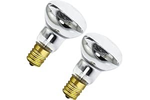 MMBGJKG Lava Lamp Bulb 30W, R39 E17 120V Soft Warm White Original Bulbs for Lava and Glitter Lamps, Clear Glass (2PACK)