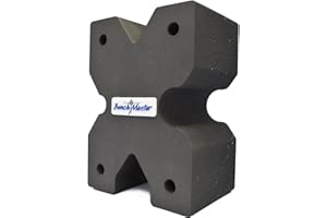 BenchMaster X-Block Shooting Rest, Multiple Sizes, Precision-Enhancing Rifle Rest, Recoil Reduction, Resistant to Gun Oil, Ma