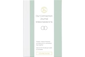 Promptly Journals, Our Connection Journal: 52 Weeks of Exploration for Two (Aloe, Green, Linen/Leatherette) | Couples Journal | Relationship Book for Couples | Couples Therapy Journal