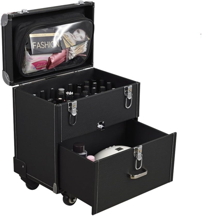 AACASE Professionnel Beauté Cosmétique&Maquillage Valise Trolley Vanity