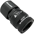Koolance QD3-FS13X16-BK QD3 Female Quick Disconnect No-Spill Coupling, Compression for 13mm x 16mm (1/2in x 5/8in) *Black*