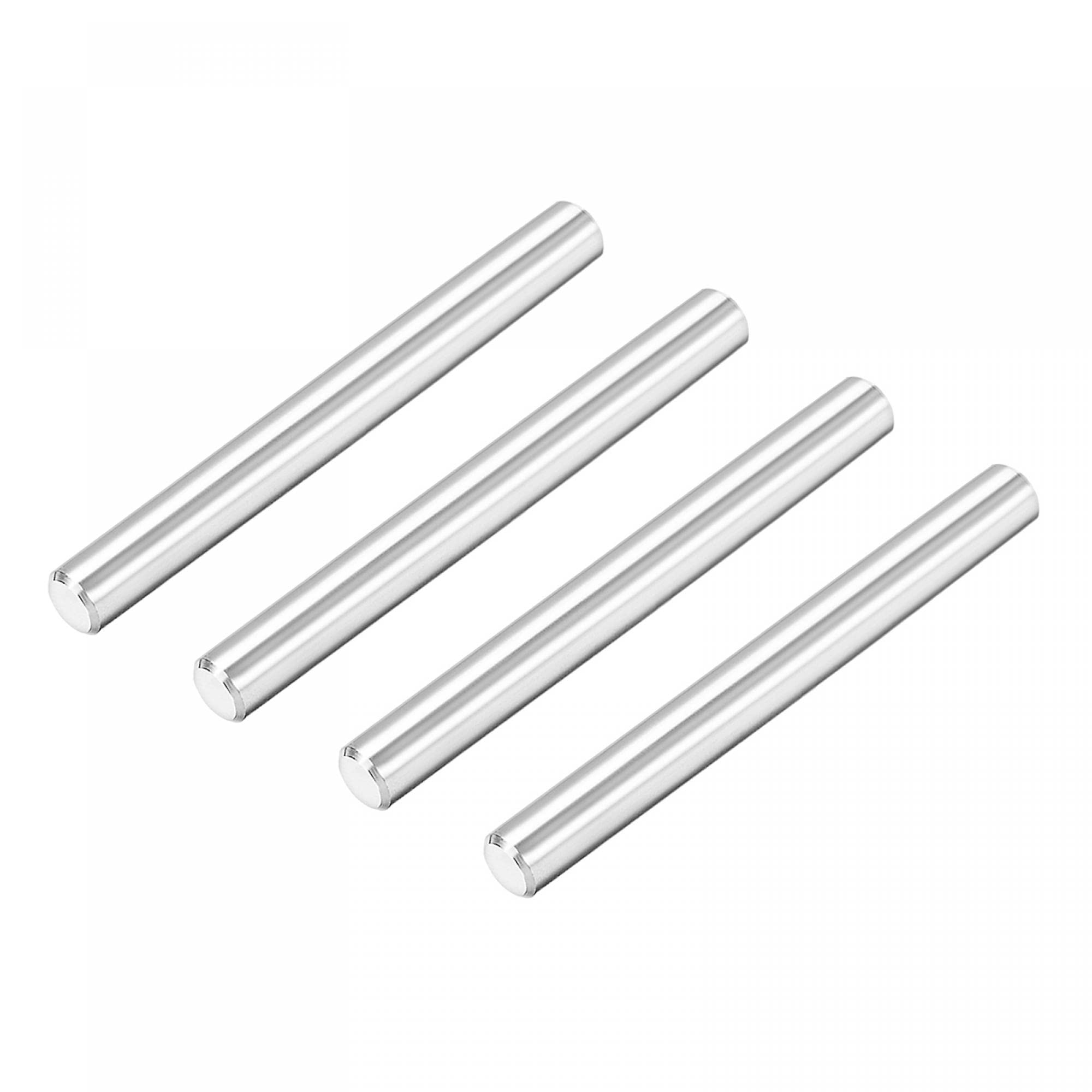 Photo 1 of uxcell 10mm x 100mm Dowel Pin 304 Stainless Steel Shelf Support Pin Fasten Elements Silver Tone 4pcs