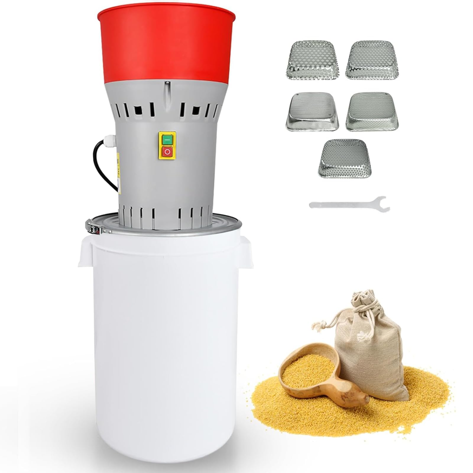 Mua Grain Mill Grinder Electric Versatile Corn Grinder, Feed Grinder