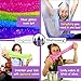 NEW: Glitter Glue Art Slime Kit [ALL SLIME INGREDIENTS INCLUDED] Red Yellow Green Purple Pink Blue Colors - Clear School Glue - Gift For Girls and Boys Ages: 3 4 5 6 7 8 9 10 11 12 [100% Washable]
