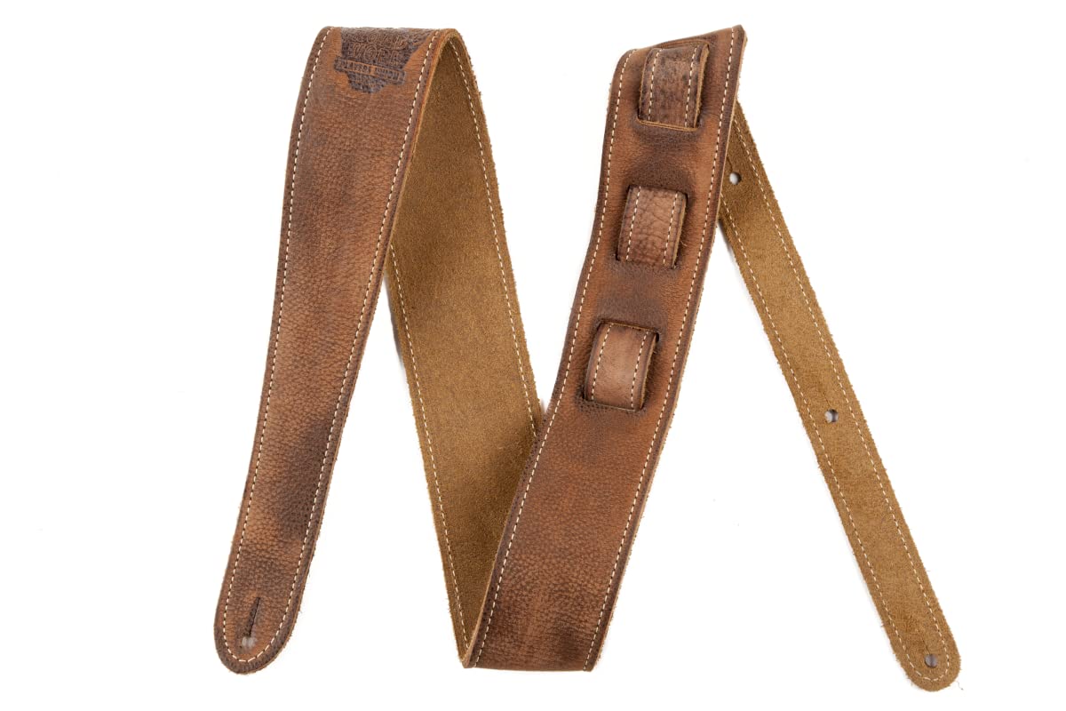 Fender Road Worn Leather Guitar Strap - Brown 099-0660-050