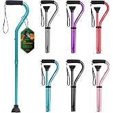 BeneCane Walking Cane for Men &amp; Women Adjustable Cane with Offset Soft Cushioned Handle -Portable Lightweight Sturdy Mobility Walker Aid for Elderly, Seniors Collapsible Cane