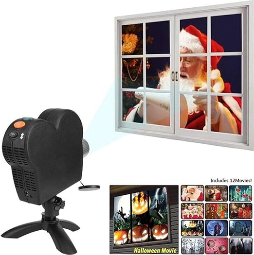 Party Diy Decorations 12 Movies Mini Christmas Halloween Window