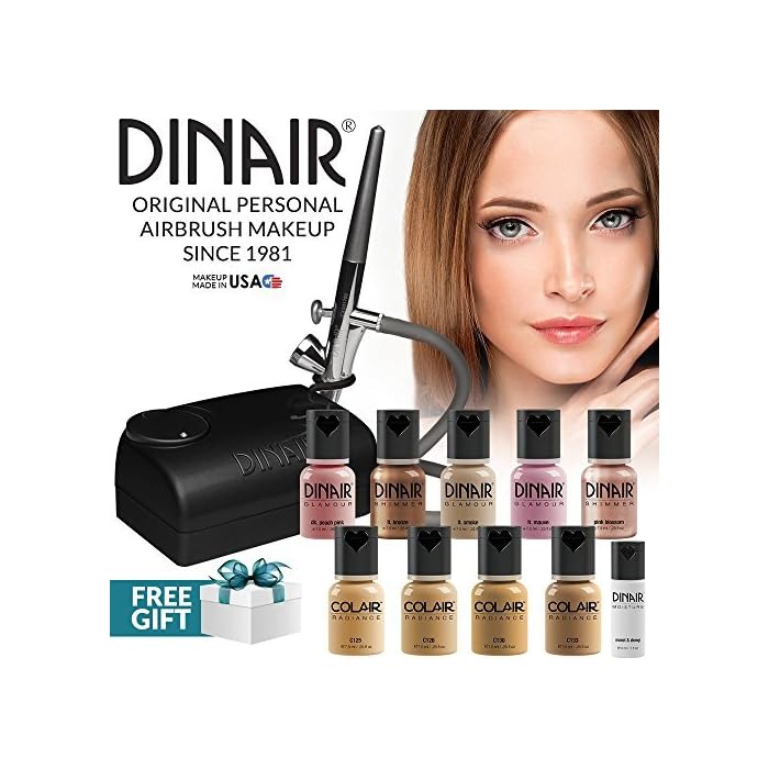 Buy Dinair Airbrush Pro Makeup Kit Makeup Set MultiPurpose for