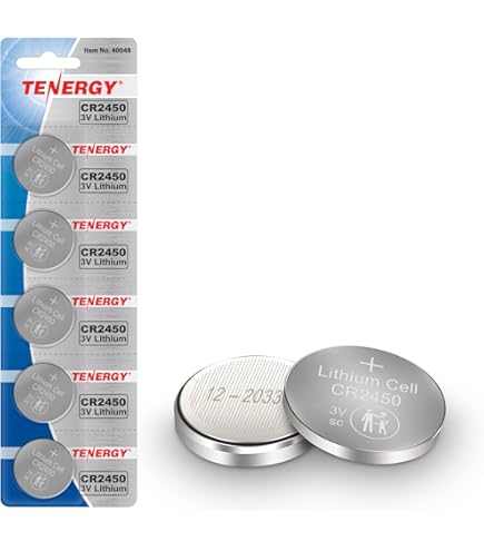 Amazon.com: Tenergy 3V CR2025 Batteries, Lithium Button Coin Cell