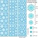273pcs Christmas Snowflake Window Clings Decals White Snowflakes Stickers Decorations for Holiday Celebration Merry Christmas Winter Frozen Theme Party Snow Ornaments Supplies