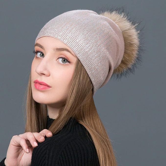 Amazon 新しい冬のビーニーレディースニットウール暖かい帽子ファッション女性プリントキャップ 色 Pink ニット 通販