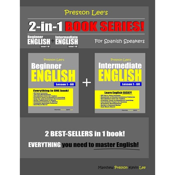 Preston Lee's 2-in-1 Book Series! Beginner English Lesson 1 – 60 +