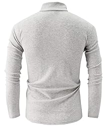jonivey Mens Basic Turtleneck Long Sleeve