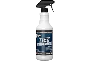 Exterminators Choice Lice Deterrent Spray - 16 oz - Lice Spray for Furniture, Bedding, Carpet, Clothing, and Bags - Made with Natural Oils - Home Defense Bug Spray - Works On Most Common Types of Lice