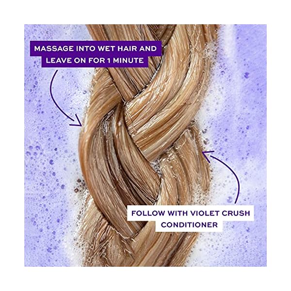 John Frieda Sheer Blonde Violet Crush Tone Correcting Purple Shampoo for Blonde Hair