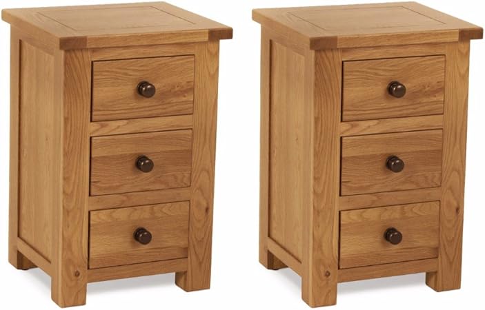 Elegant Oak Abbert Locker Wood Light Brown Set Of 2 Amazon Co Uk Kitchen Home