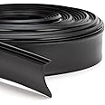 RV Slide Out Wiper Seal 1-1/2" R854056 Black Rubber Slideout Seal (Clip on) 25'