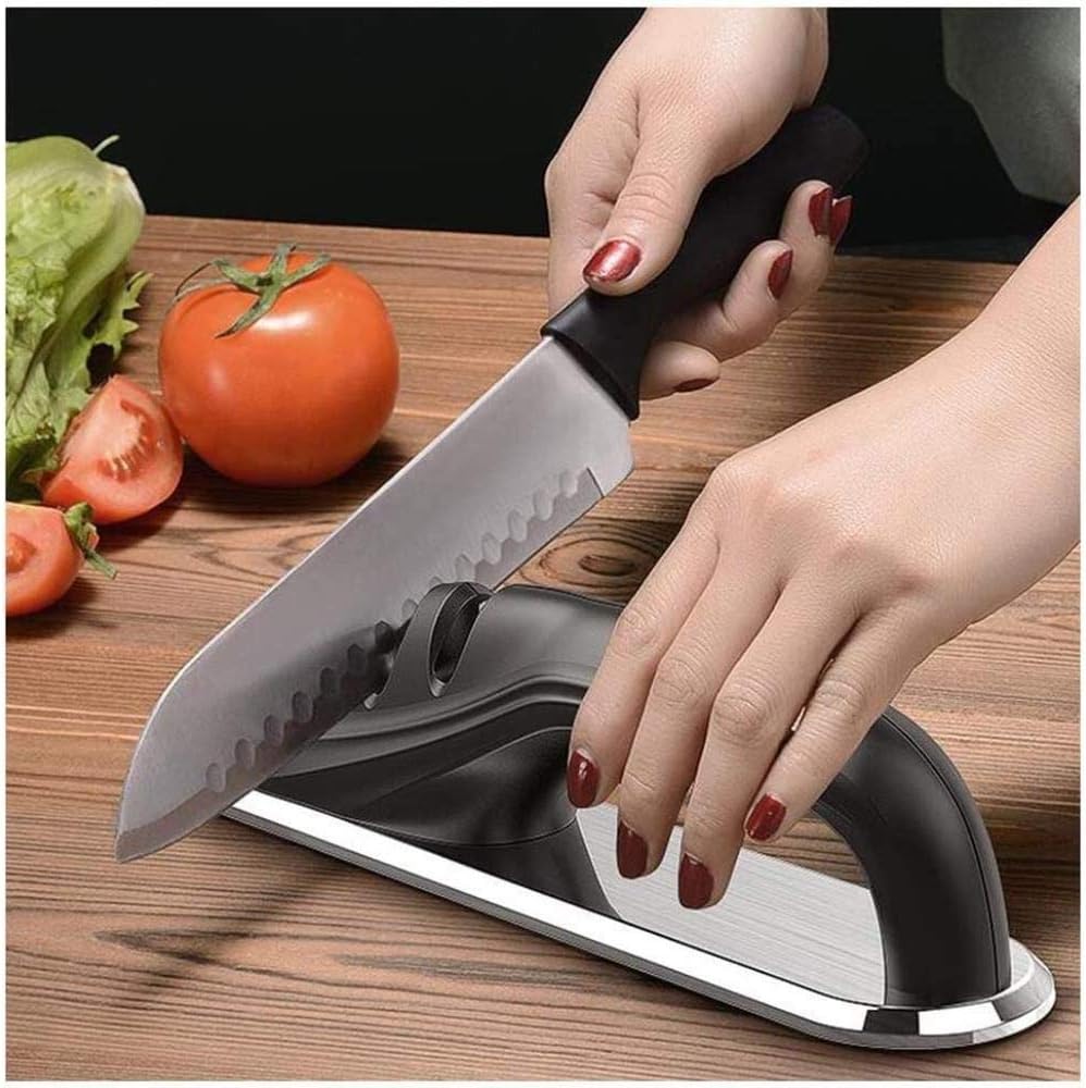 XYXD Knife Sharpeners Knife Sharpener, Kitchen 3 Stage Manual Knife Sharpener, Anti