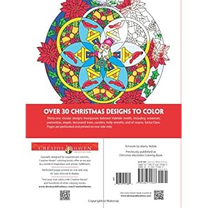 Creative Haven Christmas Mandalas Coloring Book (Creative Haven Coloring Books)
