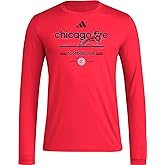 Adidas Mens Chicago Fire Fc Pre-Game Long Sleeve T-Shirt
