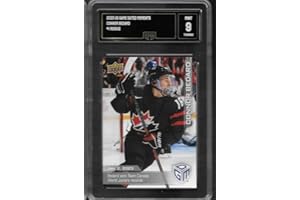 MINT 2023 CONNOR BEDARD HOCKEY ROOKIE CARD GRADED GMA MINT 9 UPPER DECK #1 NHL FUTURE STAR AND #1 PICK