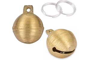 Grazing Copper Bells, 2 Pack Farm Animal Loud Bronze Bell for Dogs, Cow, Horse, Sheep, Pets