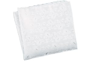 Flairs New York Gentleman's Essentials Weekend Casual White Pocket Square