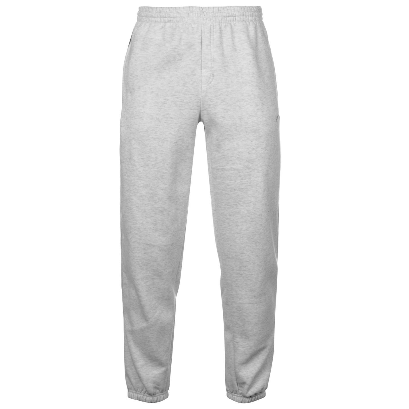 slazenger cuffed fleece jogging pants mens