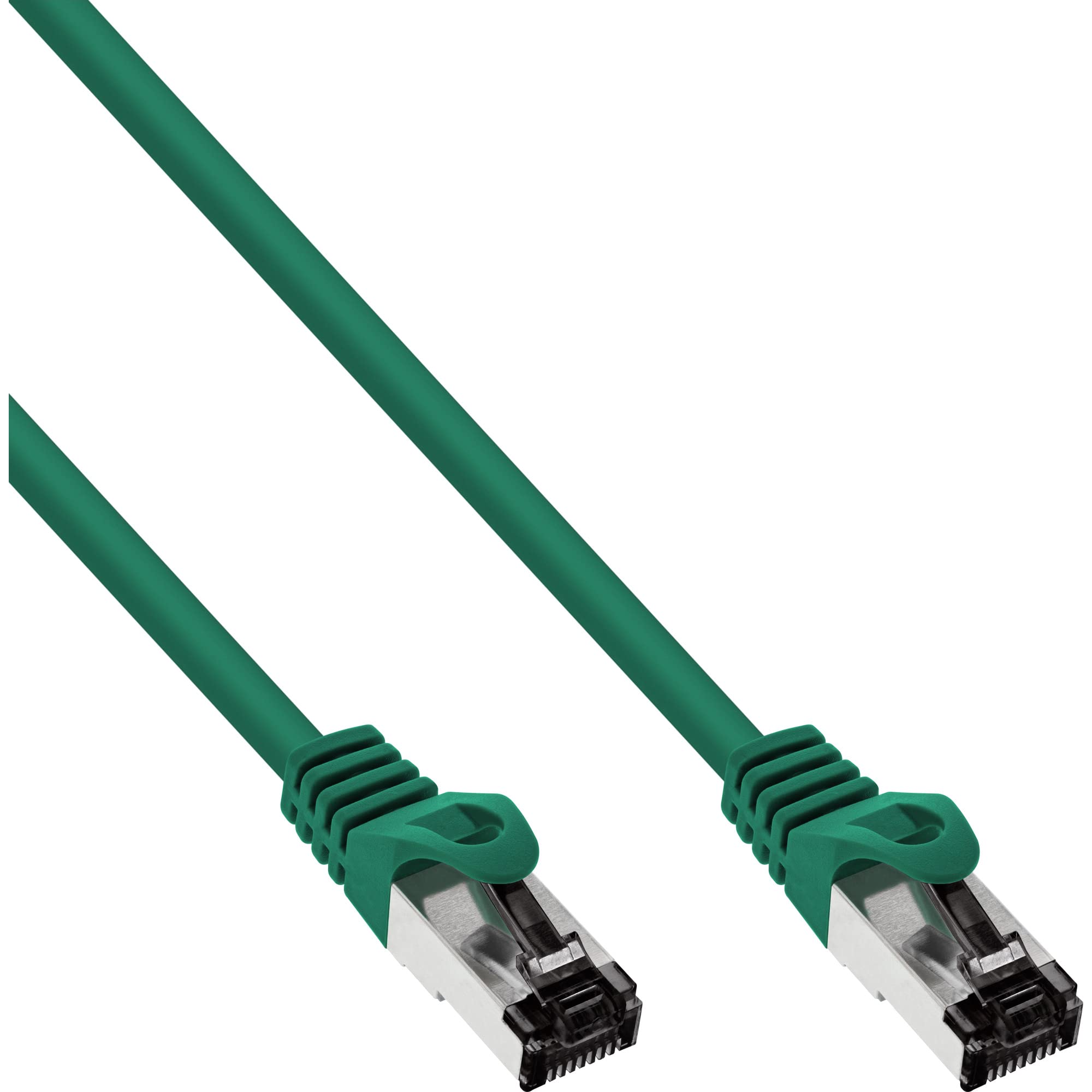 InLine® Ethernet Patch Cable S/FTP (PiMf) Cat.8.1 2000 MHz Halogen-free Copper Green 1 m