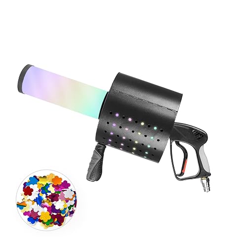 Confitty Machine Confetti Machine 7 Colors CO2 Confetti Professional Handheld Confetti ...