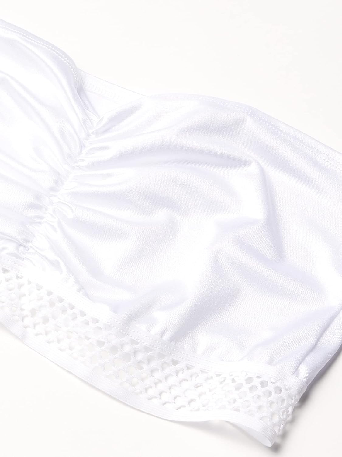 BODYZONE Women's Honeycomb Scrunch Back Skirt, White, One Size: Clothing