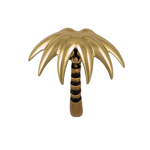 Palm Tree Door Knocker Brass (Premium Size) The Handyman Corner