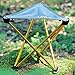 Uquip Trinity Portable Folding Tripod Stool for Camping and Sports – Blue/Goldthumb 2
