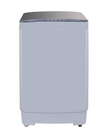 Lloyd 8 kg Fully-Automatic Top Loading Washing Machine (LWMT80TL, Black and White)