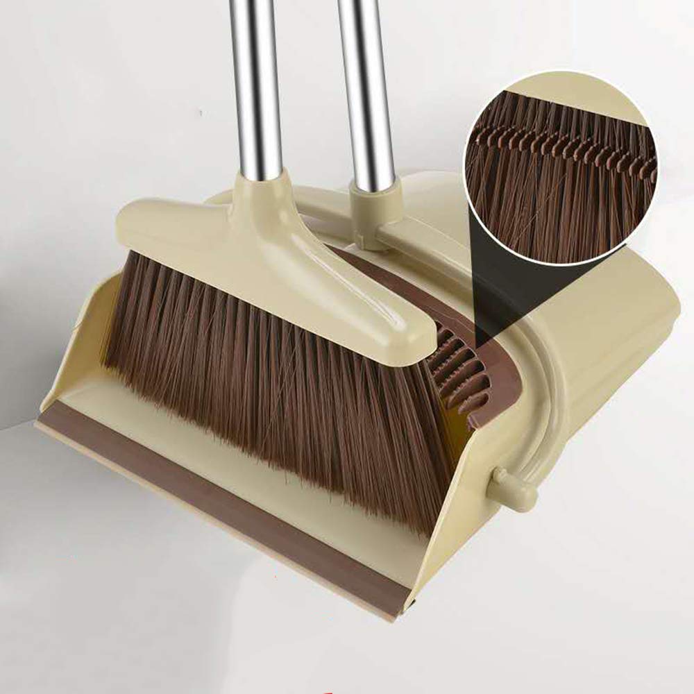Kitchen Home for Handle Long Adjustable with Combo Cleans Broom/Dustpan