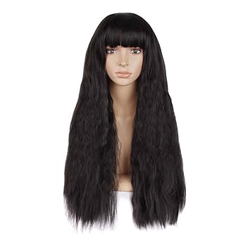 Schwarze perucke pony Clearance