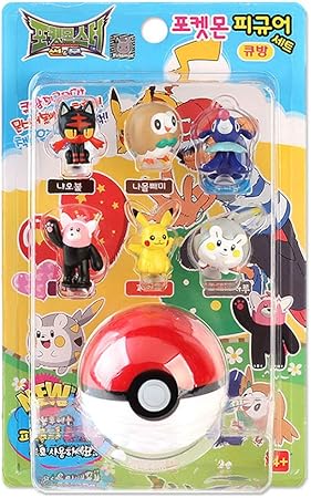 Amazon アラジン ポケモン吸盤フィギュア モンスターモンスターボール付き ミニフィギュアおもちゃ 6個セット フィギュア ドール 通販