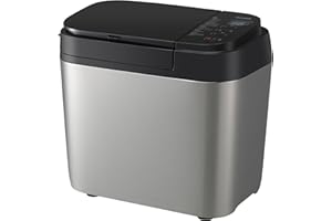 Panasonic SDR2550S Automatic Bread Maker with Advanced Temperature Sensor, Stainless Steel