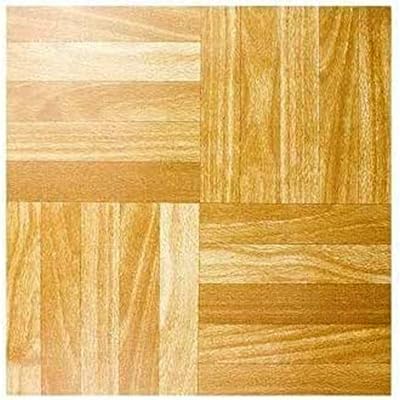 DIVCHI Square Wood Effect 12 x 12 Self Adhesive Vinyl Floor Tiles 20 PCS