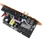 Yunseity Channel 2.1 5.0 Amplifier Board, HiFi Power Amp with Remote, USB, for Karaoke D900, with, AUX, MIC, AC Input, Supports FM, Aluminum Alloy Panel (US Plug)