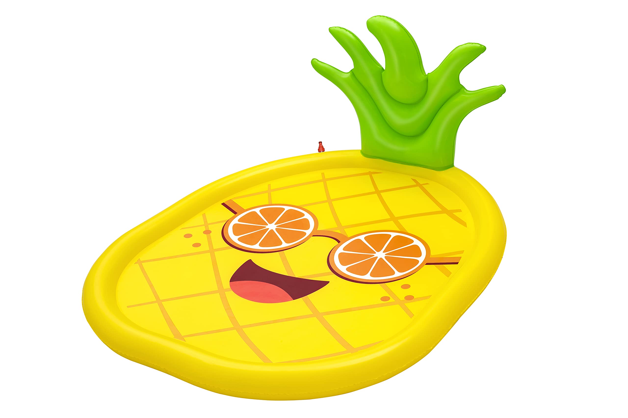 6'5" x 65" /1.96m x 1.65m Sunny Pineapple Splash Pad