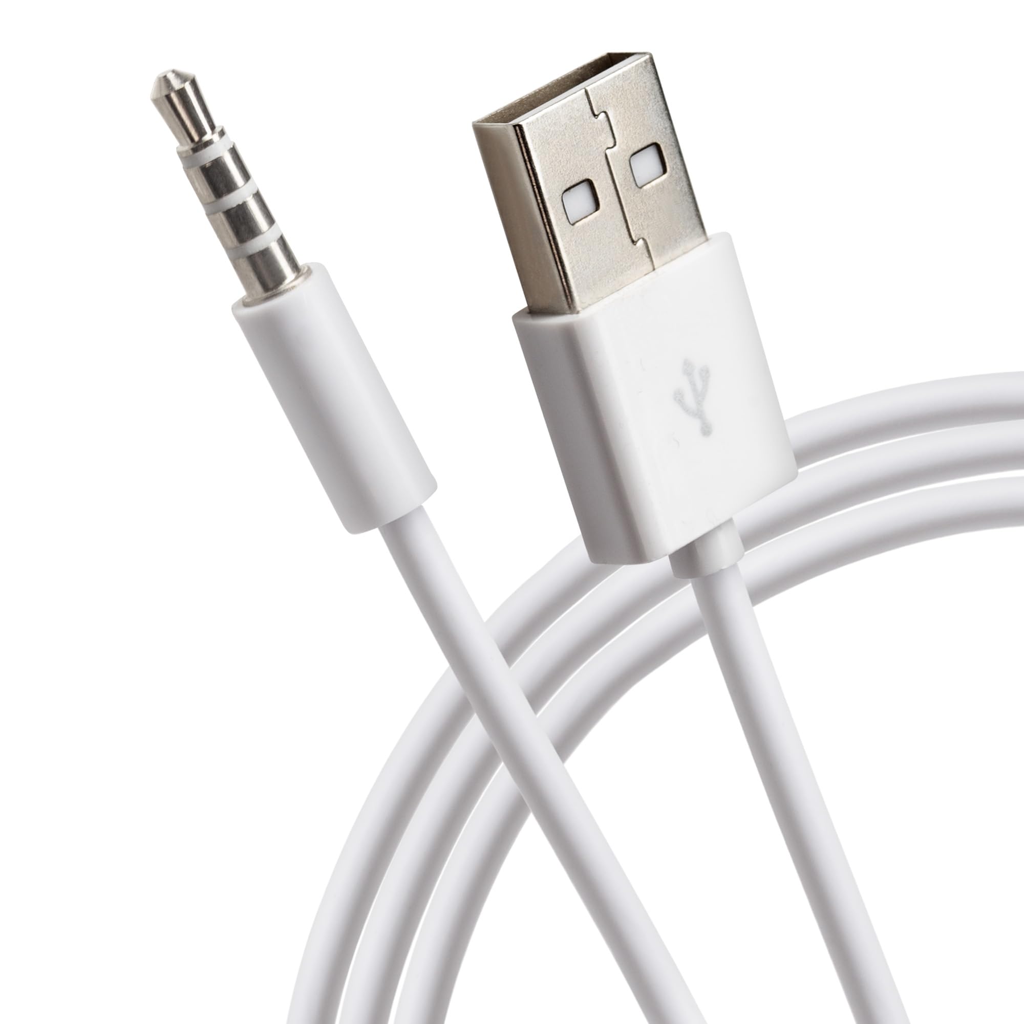 Maplin USB-A to 3.5mm Audio Aux Stereo 4 Pole TRRS Jack Plug Cable 1.2m