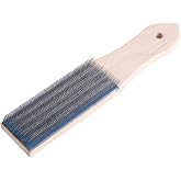 HAOHUODUO File Card and Brush, 8''File Cleaner Carded, 1 Pack File Card, 1 Blue, HAOHUODUO004