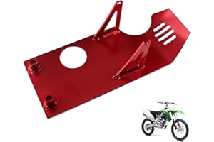 New Olym Aluminum Foot Start Engine Skid Plate for XR50 XR70 Lifan YX SSR110 125 Thumpstar Coolster Apollo Kymco GMX NXD Demonx TaoTaoDB17 50cc 70cc 90cc 110cc 125cc 140cc 150cc Pit Dirt Bike Red