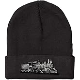 Custom Beanies for Men Train D-6-0 Embroidery Skull Cap Winter Hats for Women Acrylic One Size