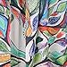 Colorful Big Tree Shower Curtain Bath -Tree of Life Fabric Waterproof Digital Printing Polyester YIGER with Adjustable Hook 70.86×70.86 Inch