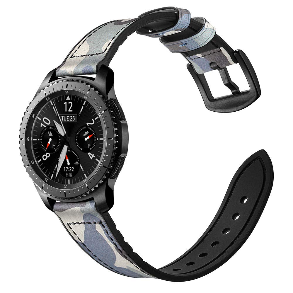 Saying - Correa de Reloj de Piel para Gear S3 Frontier/Classic ...